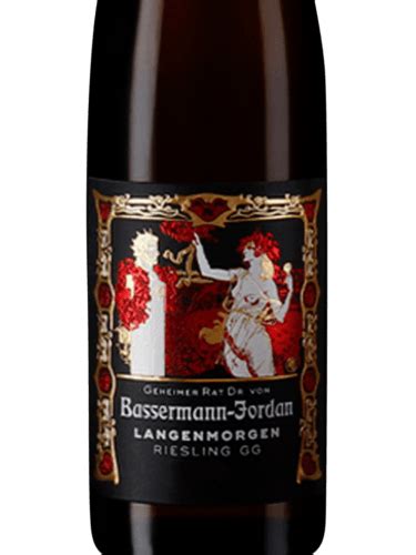 Dr Von Bassermann Jordan Langenmorgen Riesling Gg Vivino