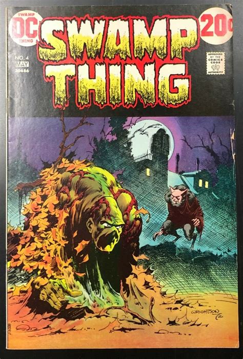 Swamp Thing 1972 4 VG FN 5 0 Bernie Wrightson