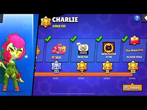 Brawl Stars Charlie Mastery Pt 5 Gold III Finale YouTube