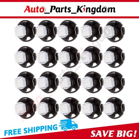 20X T5 T4 7 NEO WEDGE LED DASH A C CLIMATE CONTROL LIGHT LAMP SWITCH