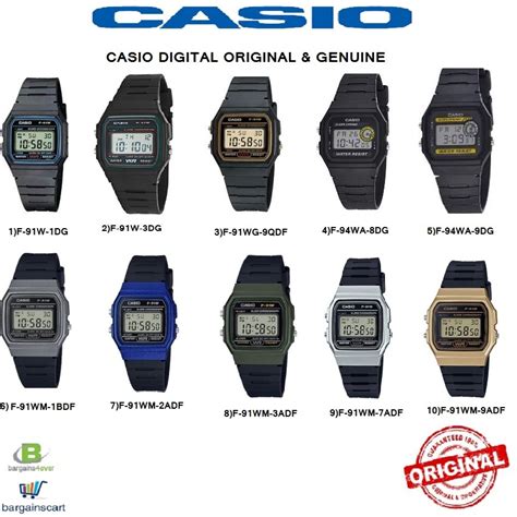 F-91W Colors : Casio F 91w Classic Watch Review A Timeless Bargain Ikw ...