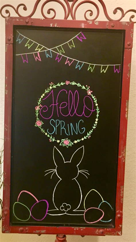 Easter Chalkboard Free Printable Artofit