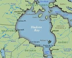 Hudson Bay Ontario Map, Lake Ontario, Henry Hudson, Hudson Bay, Fort Severn, Nunavut, Baffin ...