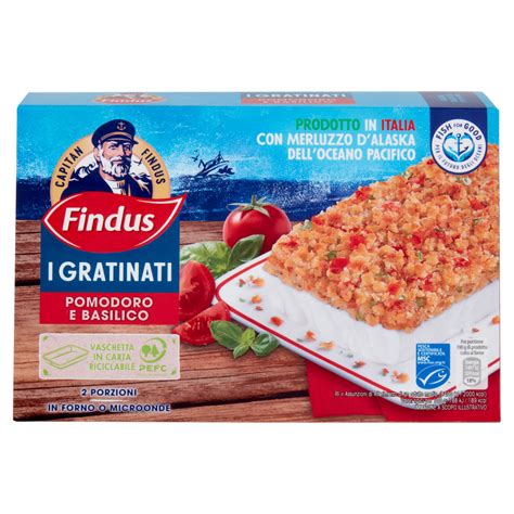 Capitan Findus I Gratinati Merluzzo D Alaska Con Pomodoro E Basilico