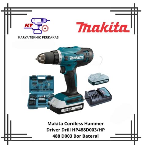 Jual Makita Cordless Hammer Driver Drill Hp D Hp D Bor