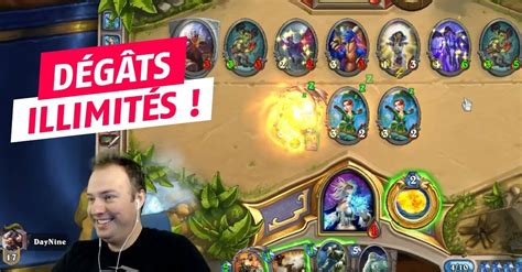 Hearthstone avec ce deck vous pouvez infliger des dégâts infinis