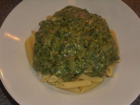 Pasta Mit Spinat Gorgonzola Und Schinken Rezept Durch Hoenowbear