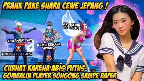 Prank Global Pake Suara Cewe Jepang Auto Gombalin Player Songong