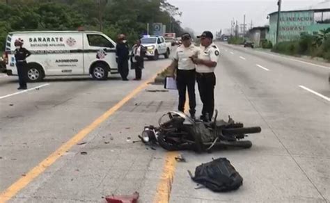 Piloto de moto falleció en ruta al Atlántico Chapin TV