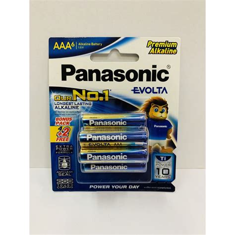 Panasonic Battery Alkaline Evolta Aa 4 2 Aaa 4 2 Shopee Malaysia