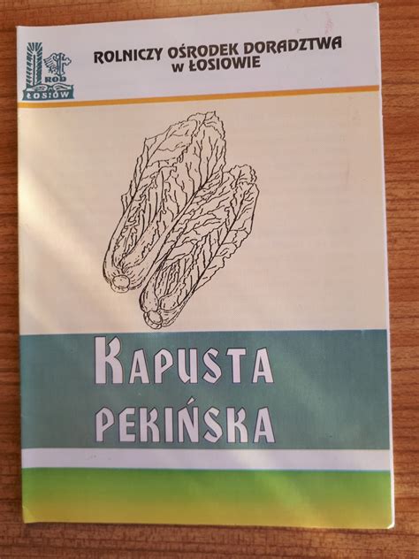 KAPUSTA PEKIŃSKA UPRAWA ODMIANY CHOROBY SZKODNIKI 12473856033