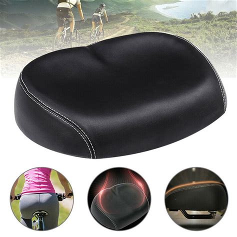 Eccomum Big Ass Bike Cycling Noseless Saddle Wide Large Soft Pu Pad