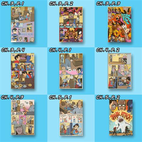 New Jl8 Individual Comic Prints 270 Chapters 1 5 Signed By Yale Stewart The Art Of