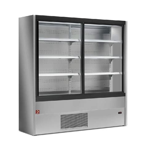 Vitrine Libre Service Superette Positive Ventil Avec Portes