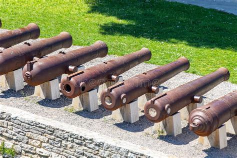 City Architecture Castle Venetian Fortress Cannons Editorial Photo