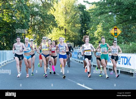 Leslie Sexton Of Canada Competing In The Womens Marathon At The World