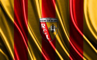 T L Charger Fonds D Cran Logo Rc Lens Ligue Texture Soie Rouge