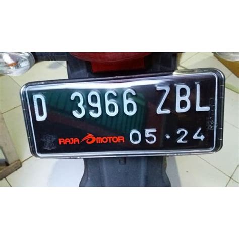 Model Plat Nomor Sepeda Motor Roda2Part