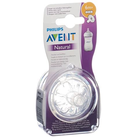 Buy PHILIPS AVENT Natural Teat 4 6M 2pcs Kanela