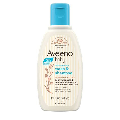 Aveeno Baby Daily Moisture Wash Shampoo 100ml