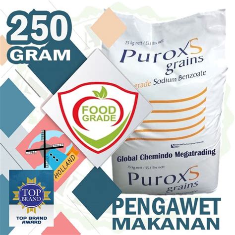 Jual Sodium Benzoate 250gram Natrium Benzoat Food Grade Pengawet