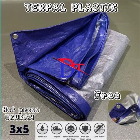 Jual TERPAL PLASTIK A3 UKURAN 3x5 METER Shopee Indonesia