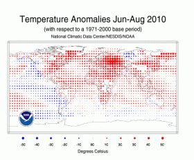 Ecquo Blog Archive NOAA gennaio agosto è record di temperature