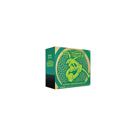 Coffret Dresseur Elite Soleil Et Lune Tempete Celeste Rayquaza Sl