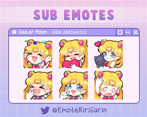 Twitch Streaming Setup Sailor Moon Usagi Kawaii Cute Art Styles