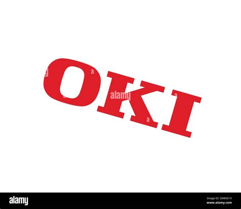 OKI conglomerate company, rotated logo, white background B Stock Photo ...