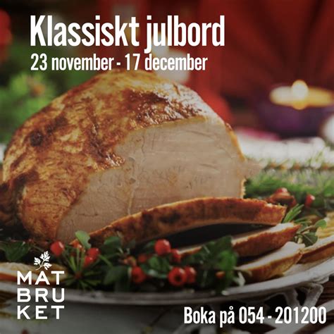 Klassiskt Julbord Matbruket Borgviks Gård