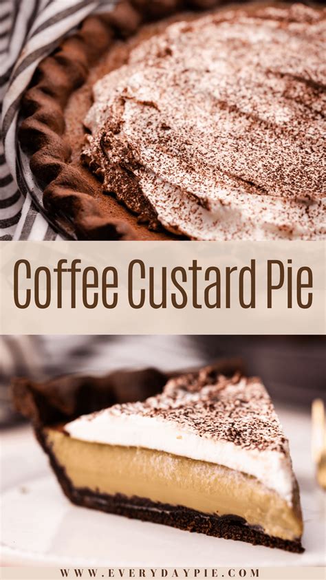 Decadent Coffee Custard Pie Recipe