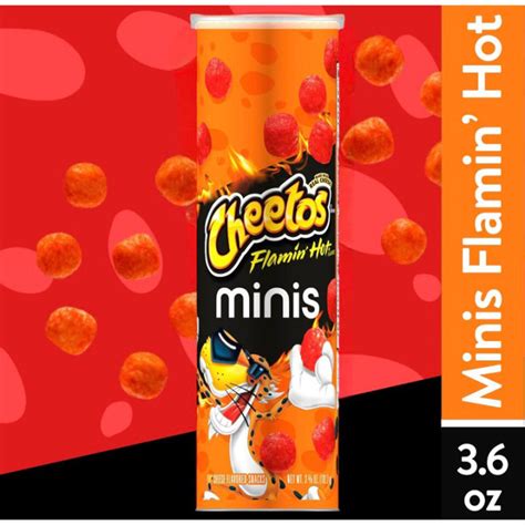 ใหม ขนมนำเขา ชโตส Cheetos Minis Flamin Hot Cheese Flavored