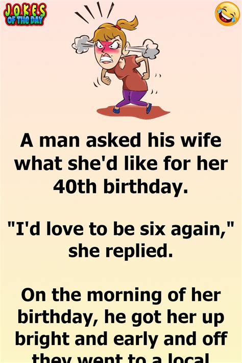 A Man Takes His Wife On A Birthday Shell Never Forget Funny Cartoon