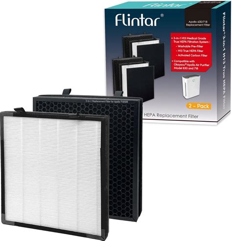 Amazon Flintar True Hepa Replacement Filter Compatible With