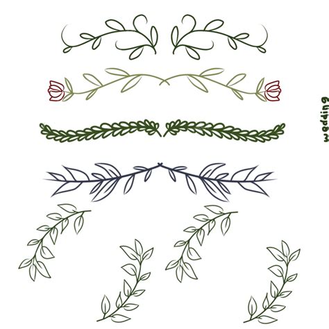 Boda Ornamento Texto Divisor Decoraci N Clipart Im Genes Transparentes