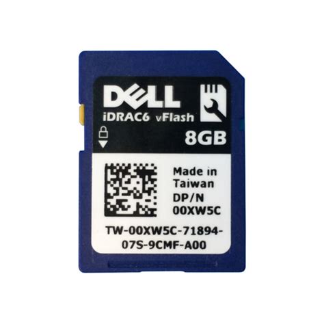 Dell 0xw5c Dell 8gb Idrac 6 Vflash Sd Card Serverworlds