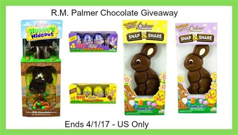 R.M. PALMER Chocolate #GIVEAWAY - US Ends 4/1 - FSM Media