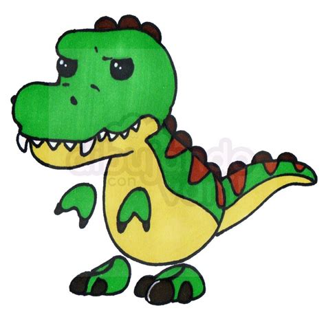 T Rex Adopt Me Roblox Kawaii Dibujando Con Vani