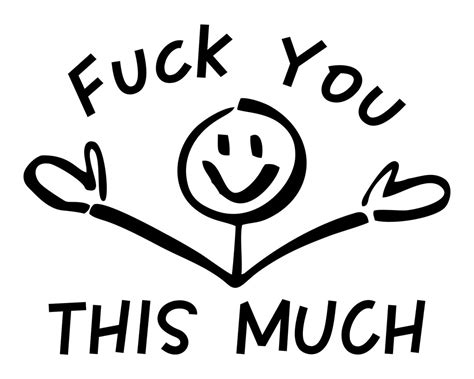 Funny Stickman Fuck You This Much Svg Png Trendy Cricut Cut File Digital File Etsy