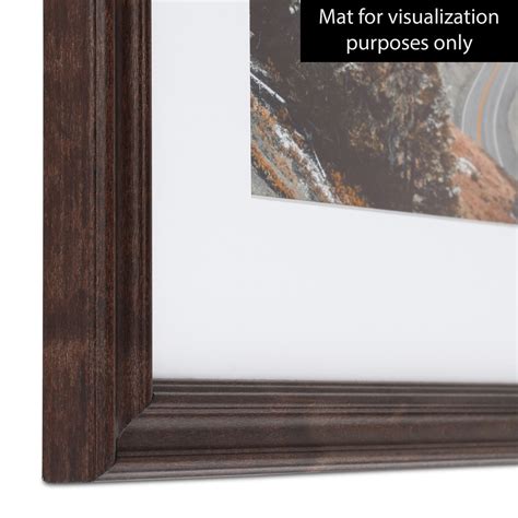 Arttoframes 12 X 12 Walnut Picture Frame 12x12 Inch Brown Wood