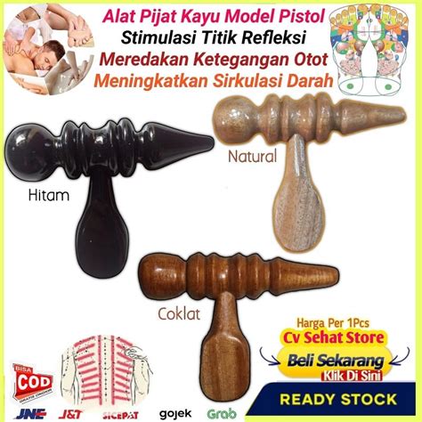 Jual Alat Pijat Kayu Refleksi Kaki Terapi Tangan Kerokan Masuk Angin