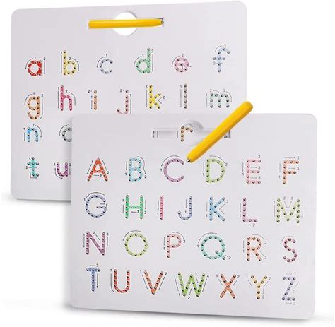 Magnetic Letters Practicing Board Tracing ABC Alphabet Magnet Drawing