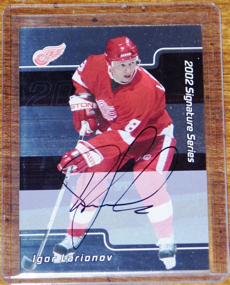 Dion's Autograph collection: Igor Larionov