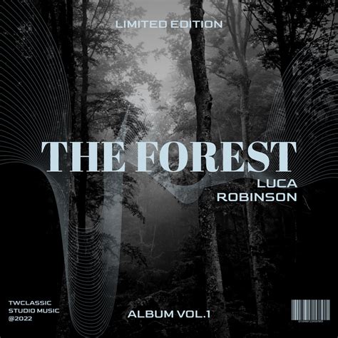 New Album With Forest Illustration Online Album Cover Template Vistacreate