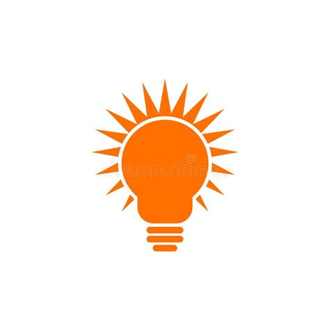 Lightbulb Idea Vector Design Template Illustration Stock Vector Illustration Of Design Glow