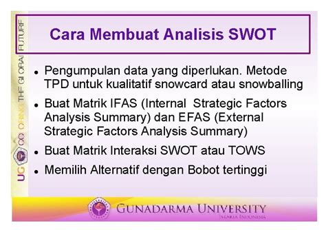 Analisis Swot Dan Swot Matriks Analisis Swot Dalam