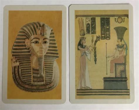 VINTAGE SWAP PLAYING Cards Egypt Emperor Roman King Pharaoh Royal