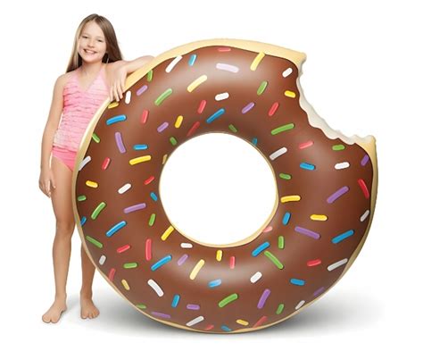 KOŁO DMUCHANE DUŻE MATERAC DO WODY DO PŁYWANIA BASENU DONUT KÓŁKO 90CM