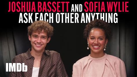 Hsmtmts Stars Joshua Bassett And Sofia Wylie Ask Each Other Anything Imdb Youtube